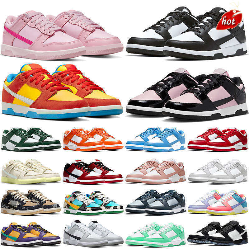 

2022 men women shoes sneakers Reverse Panda White Black Grey Fog UNC GAI Pink Foam Sail Blue Lottery Syracuse Team Green Mummy, #1