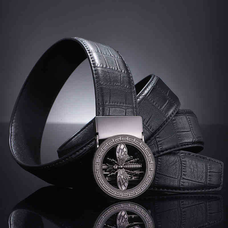 

men's Belts little bee automatic leather belt versatile business youth men F4EX
