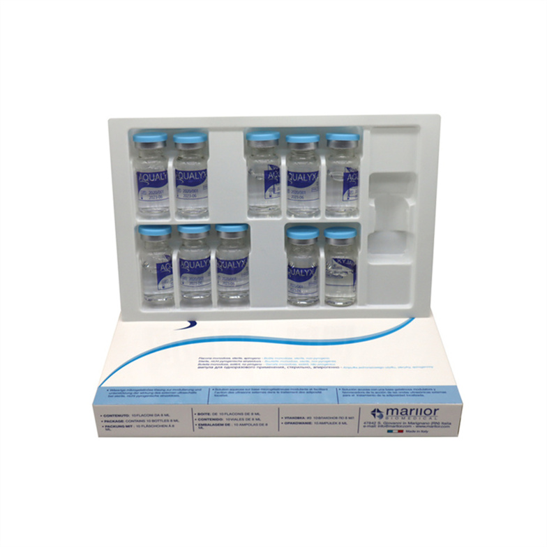 

Beauty Items Aqualyx Solution 8ml 10 vials For Slimming body and face kybellas