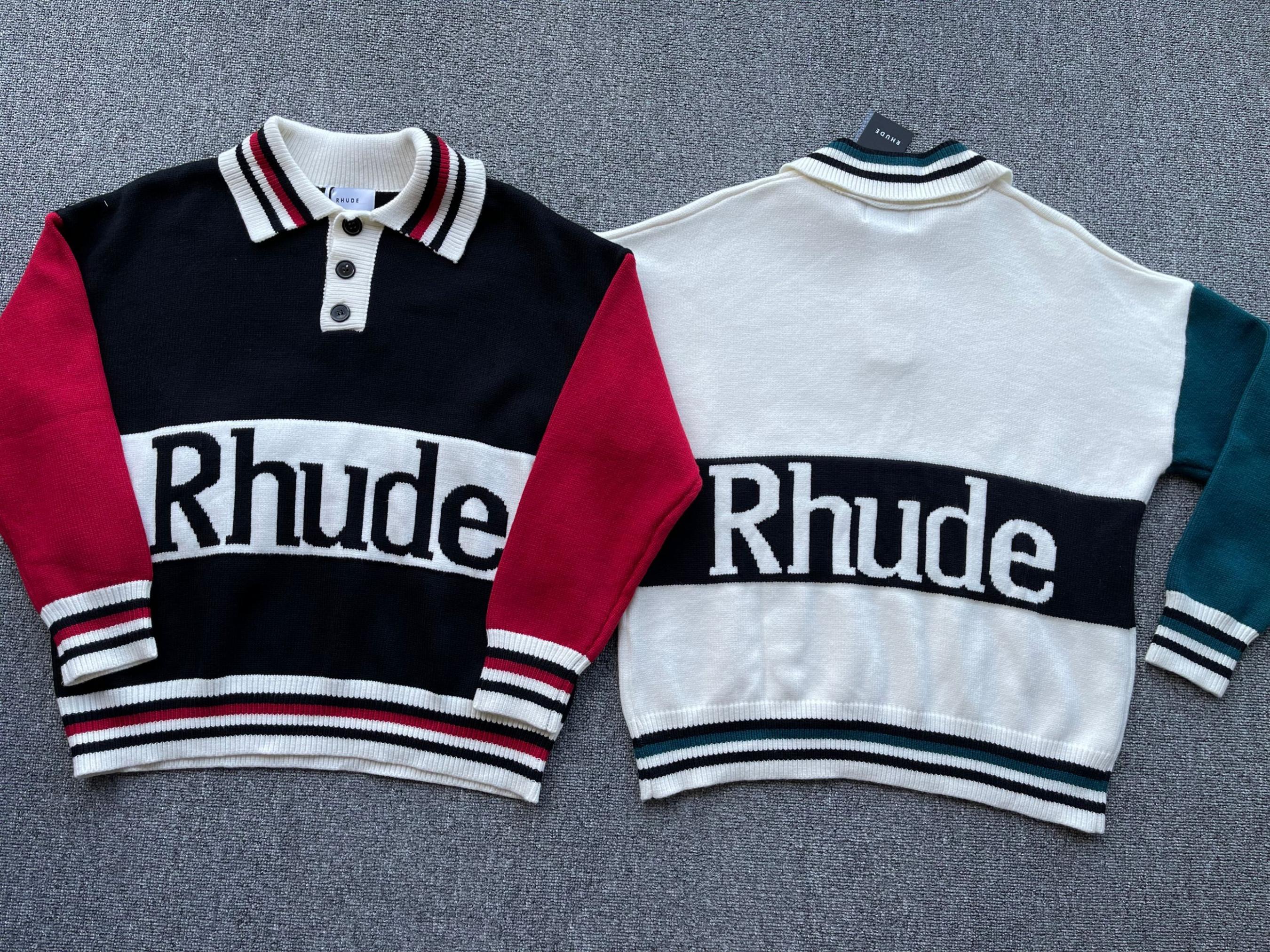 Patchwork Sweaters Knitted Oversized Men Womens Pullover Hip Hop Sweater Streetwear Fashion Casual Loose Men Tops Size S-XL 22FW