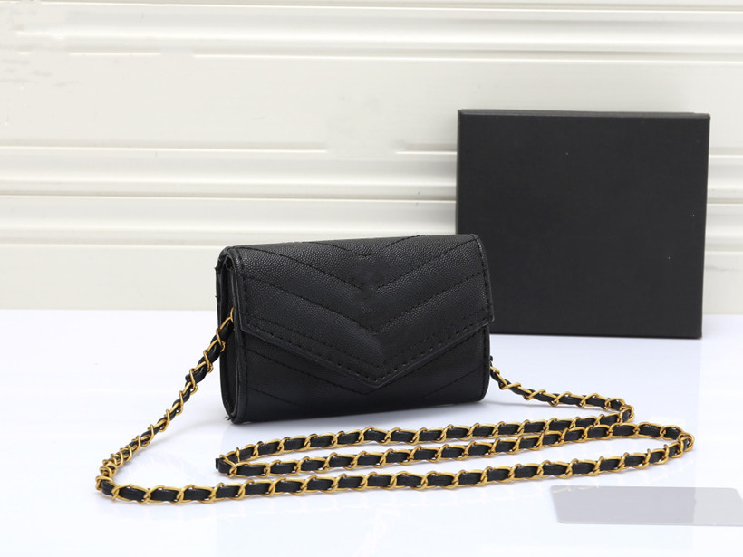 

Designer bag Women Bags Mini Handbags Shoulder Bags tote bagg Y shape MONOGRAMME black Leather classic diagonal stripes quilted chains flap cross body, Extra shipping