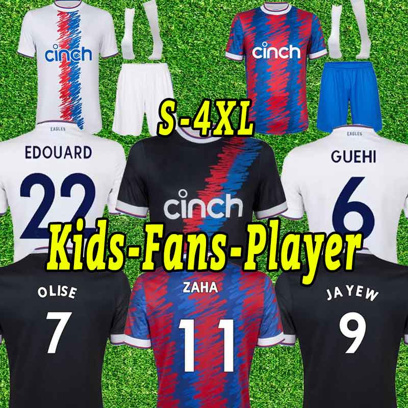 

22 23 EZE MILIVOJEVIC ZAHA Mens Soccer Jerseys BENTEKE SCHLUPP MATETA J.AYEW GALLAGHER PLAYER VERSION 3rd Short Sleeve Football Shirt 2022 2023 KIDS crystal palaceS, Third