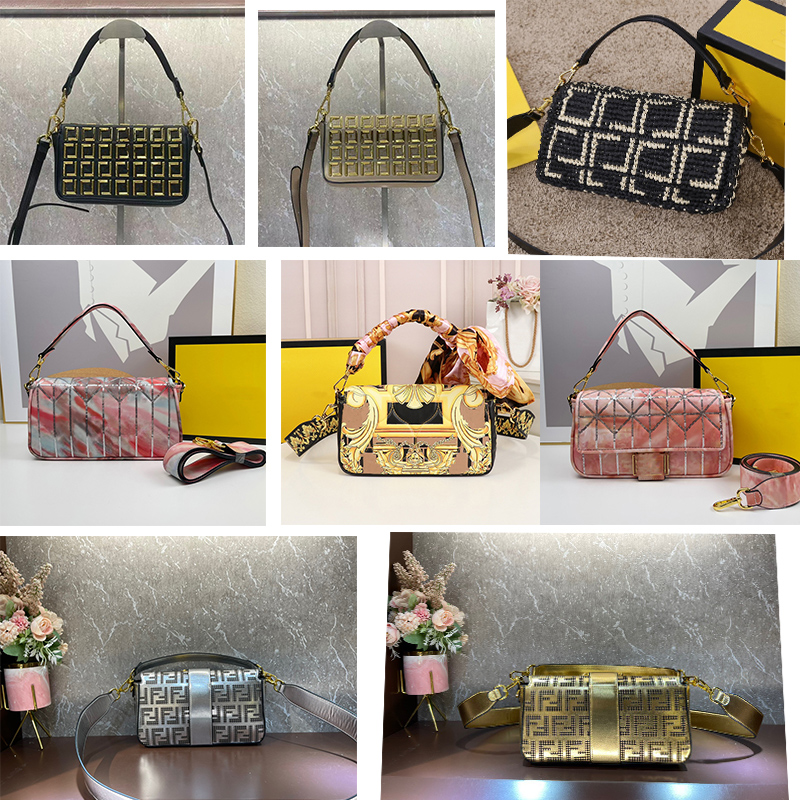 

Heavy Industry Medium Shoulder Bag Designer Print Embroidery Sequin Flip Magnetic Buckle New Messenger Bag Women's Bag Fashion Handbag, Camel