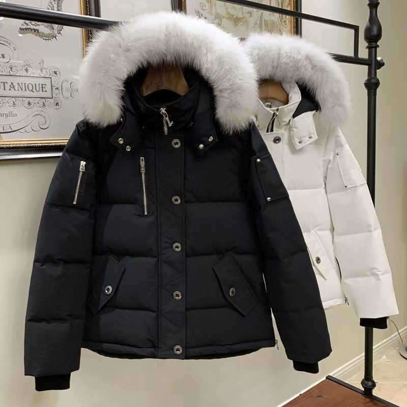 

22ss Men's Winter Down Jackets outdoor leisure down coats windproof overcoat Waterproof and snow proof Jacket Thick colla real wolf fur size S-2XL, Customize