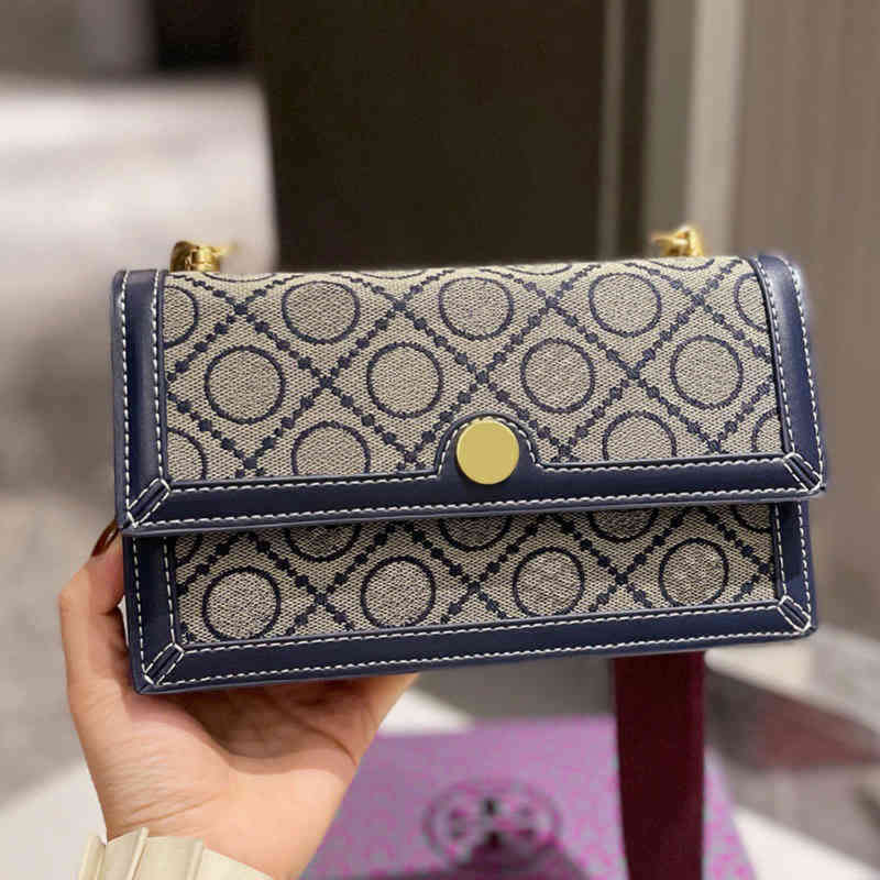 Designer Luxury Women Bag Tory Handbag TB Fashion Inclined Shoulder Bags Versatile Purses Tories Burchs Totes Large Capacity Saddle Coal Wallet 5AHi