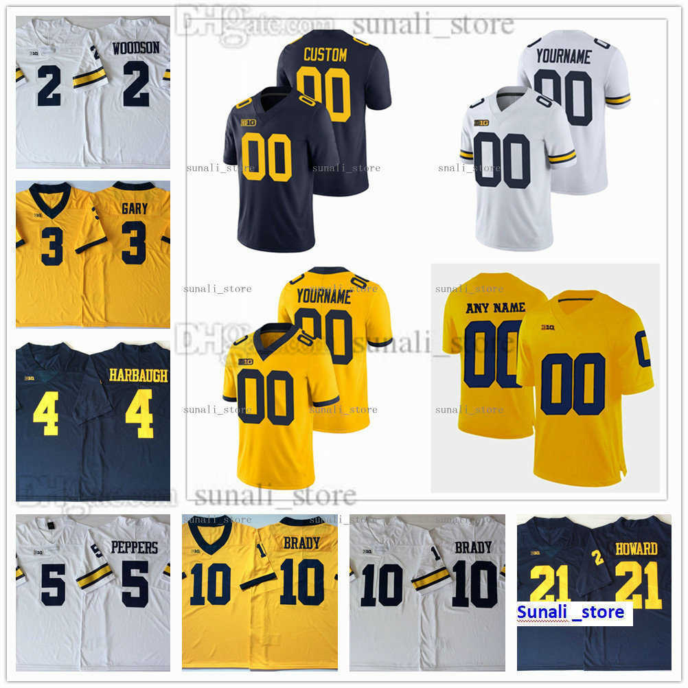 

Michigan Wolverines Men College 12 Josh Ross Jerseys 30 Daxton Hill 6 Cornelius Johnson 9 J.J. McCarthy 2 Blake Corum 85 Daylen Baldwin 2 Shea Patterson 55 David Ojabo, Men yellow