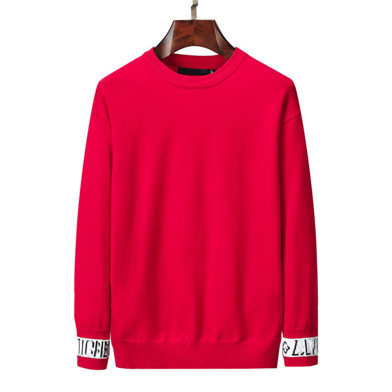 21ss Hommes Chandails Manches Longues Lettres Budge Broderie Mode Unisexe Hoodies Pull Sweat Hommes Tops Vêtements balenciga chandail