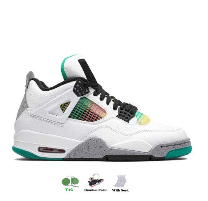 

2023 Jumpman 4 Retro Basketball shoes Black Cat University Bue white oero Lightning union Fire red bred Pure Money metallic purple greenW2OO, 35