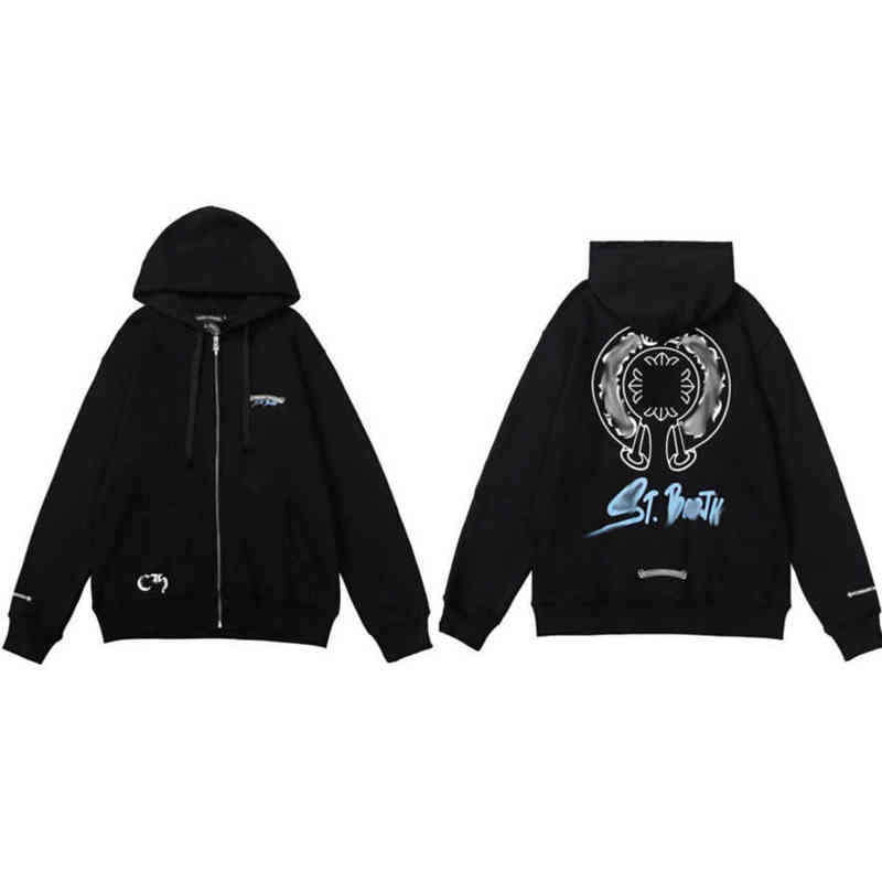 

2022s Autumn Winterclassic Men's Luxury Sweatshirts Ch Brand Fashion Hoodies Men Woman Designer Horseshoe Sanskrit Cross Pullover Hooded, 17