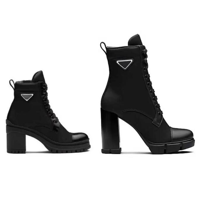

Ankle Boots Martin Monolith Winter Sneakers Designer Leather Heel Fashion Lady Brushed Rois Fabric Australia Platform 2021 Women And Nylon With Box, Patent leather