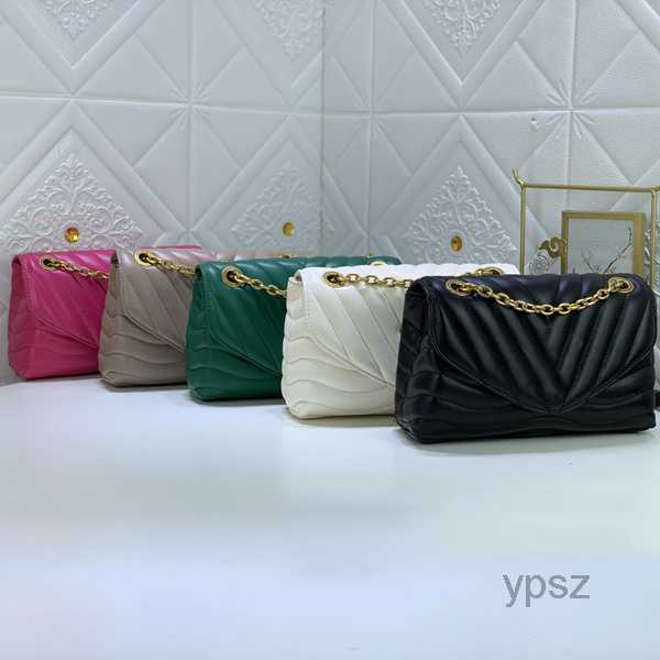 

Evening Bags Top Quality Designer Luxury Bags Fashion Crossbody Bag Metal Chain Handbags Flip Cover Wallet Purse Diagonal Women Shoulder Handbag, Black