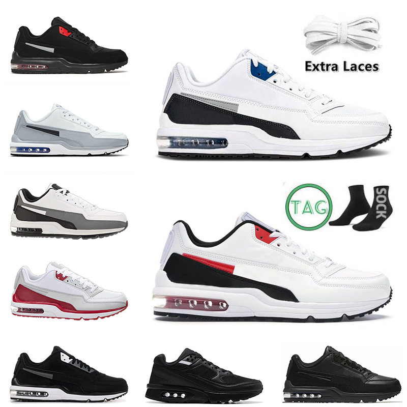 

LTD 3 Men Running Shoes Sneaker Fashion Airness Triple Black White University Red Blue Light Smoke Grey Mens Trainers Sports Sneakers Jogging Walking Size 40-45, A2 grey blue 40-45
