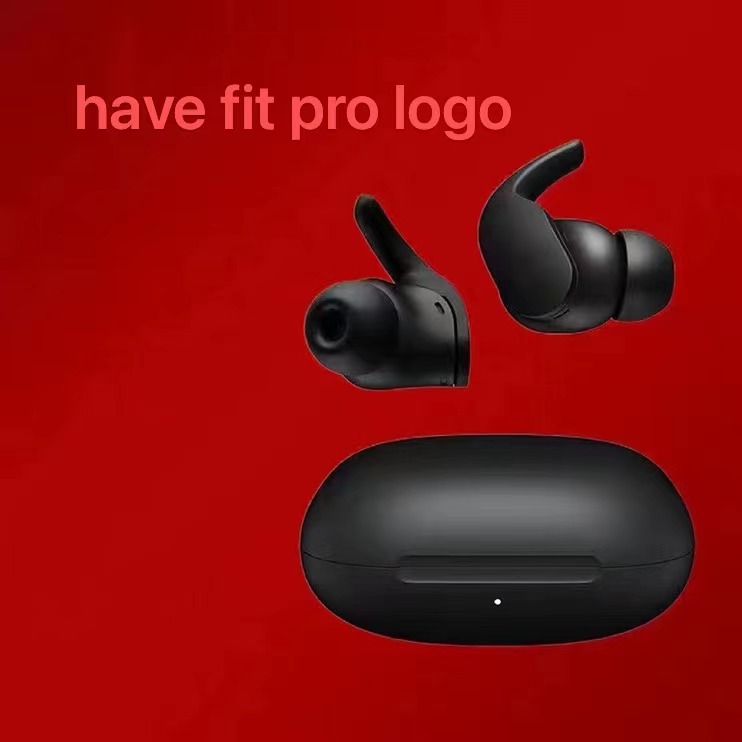 

B Fit Pro Real wireless earphones Bluetooth have water proof logo HiFi Headsets highquality for Android and iOS Stereo Gaming Sport Headphone, Black