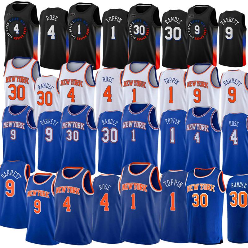 

basketball RJ 9 Barrett KnIckss Jersey Julius 30 Derrick Randle 4 Rose Basketball Kemba 8 Walker Patrick 33 Ewing City Elfrid nEw Payton YoR, Colour 5