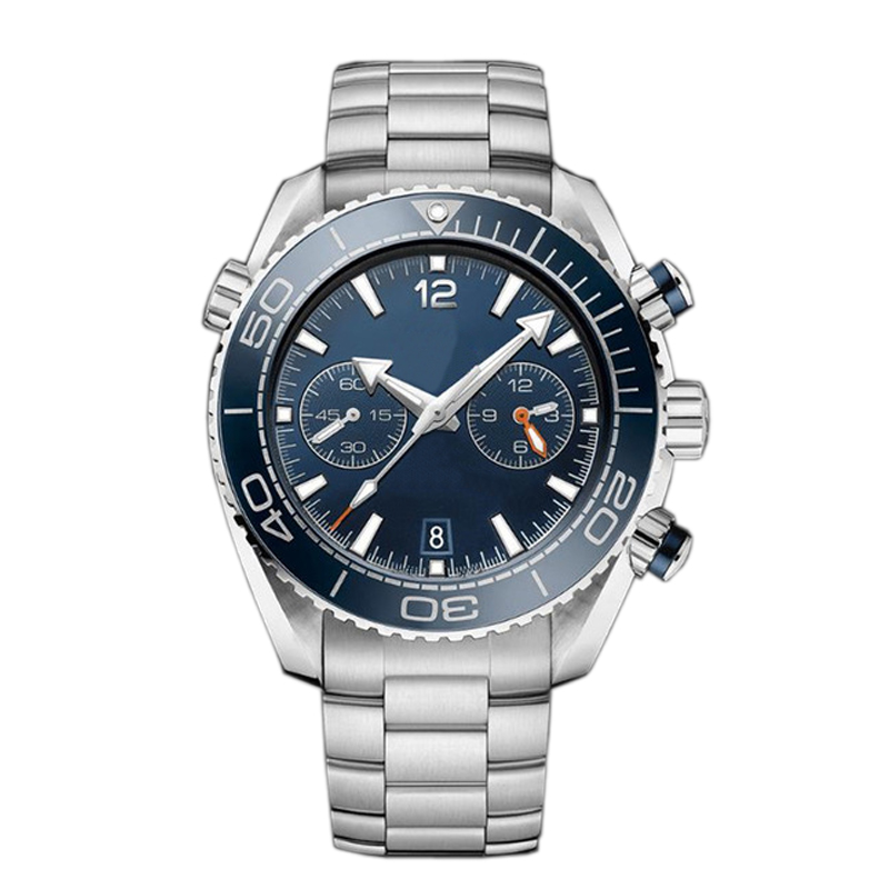 

10 Styles Mens watch Luxury watches Blue Ceramic bezel 44mm 007 automatic Mechanical Ocean Diver 600m Skyfall Stainless Steel Back Sports Sea AAA wristwatches, Only make watch waterproof