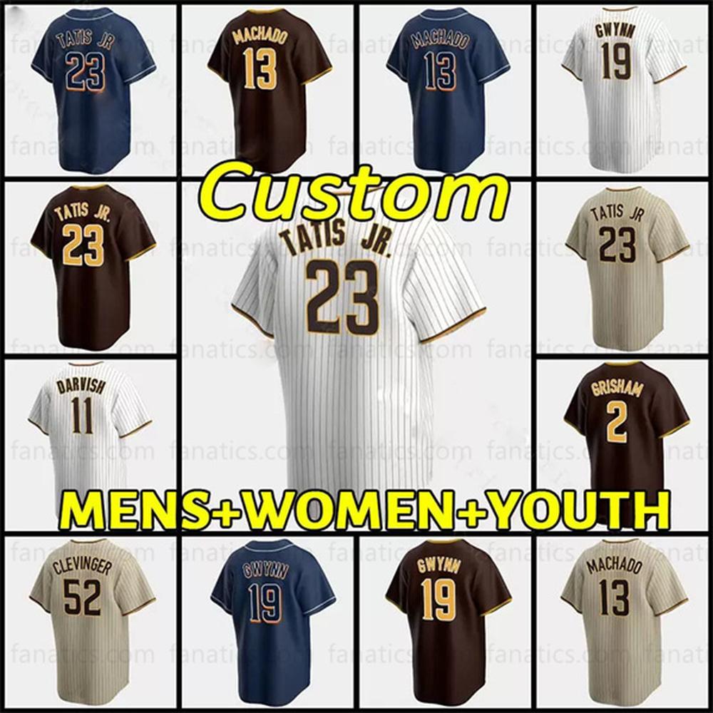 

baseball 23 Fernando Tatis Jr. SD Padres Jersey 9 Jake Cronenworth Manny Machado Mens Trent Grisham Adam Frazier Eric Hosmer Tony Gwynn Base, Mens nk logo