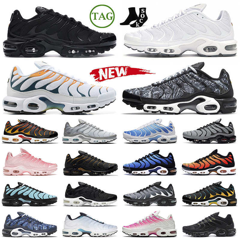 

Running Shoes Mens Trainers Outdoor Sneakers Triple White Grey Blue Hyper Jade Kumquat Black Sunset Gradient Barely Volt Terrascape Tn Plus, 10