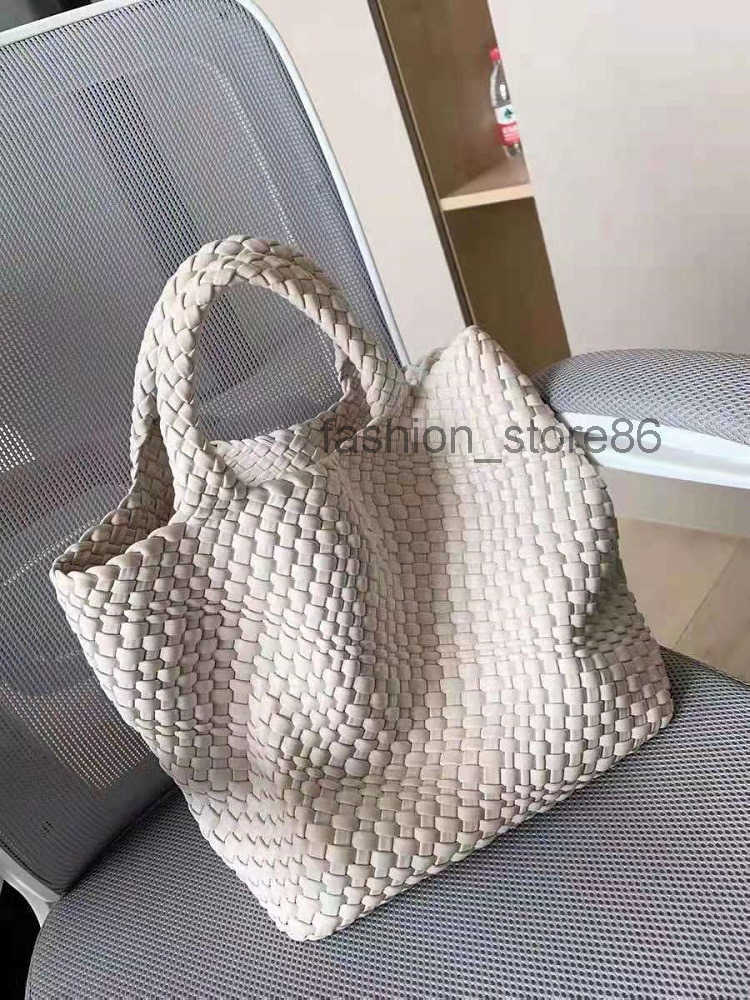 

evening Bags HBP Korean version of fashion woven tote bag large capacity ladiesbag beach bucket bags, Light green