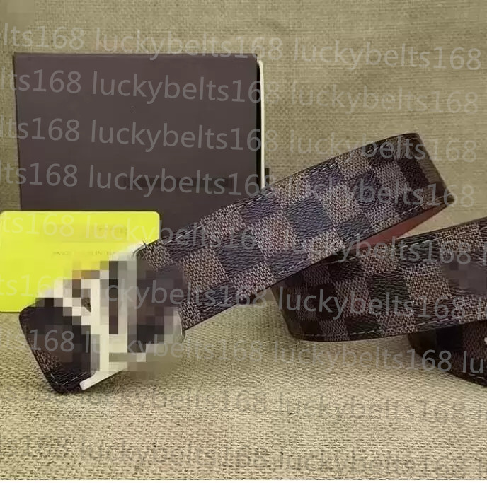 

Men Designers Belts Classic fashion luxury casual letter smooth buckle womens mens leather belt width 3.8cm with Orange box, Belts+box