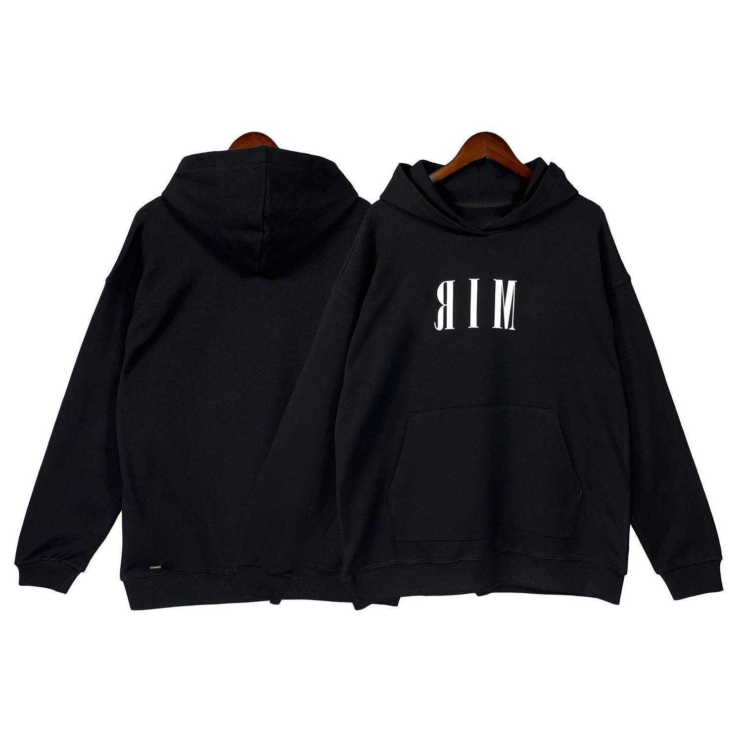 

2022 Fashion Brand Luxury Hoodie Autumn And Winter High Street Print Letter Men' And Women' Loose Pullover Black, White