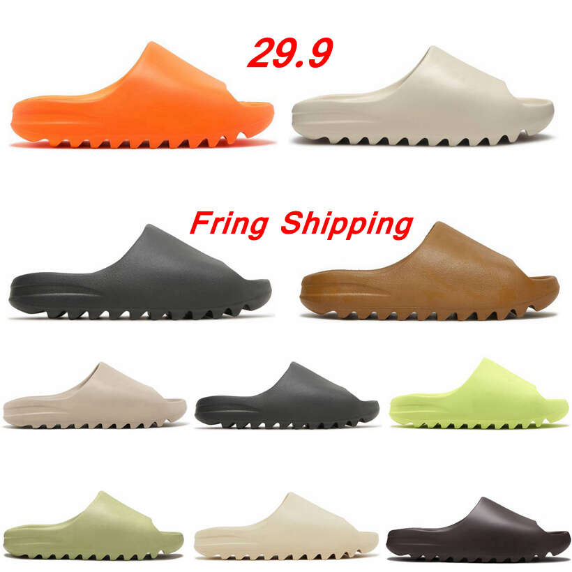 

Foam Slippers Rubber New for Men Women Grey White Stone Sage Desert Sand Mens Sandal Vermillion Slippers Onyx, 25