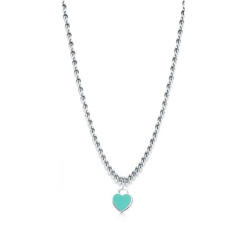 

Classic S925 Original Design Heart Necklace Women silver Fashion Necklace Jewelry chains for necklaces Lover Gift