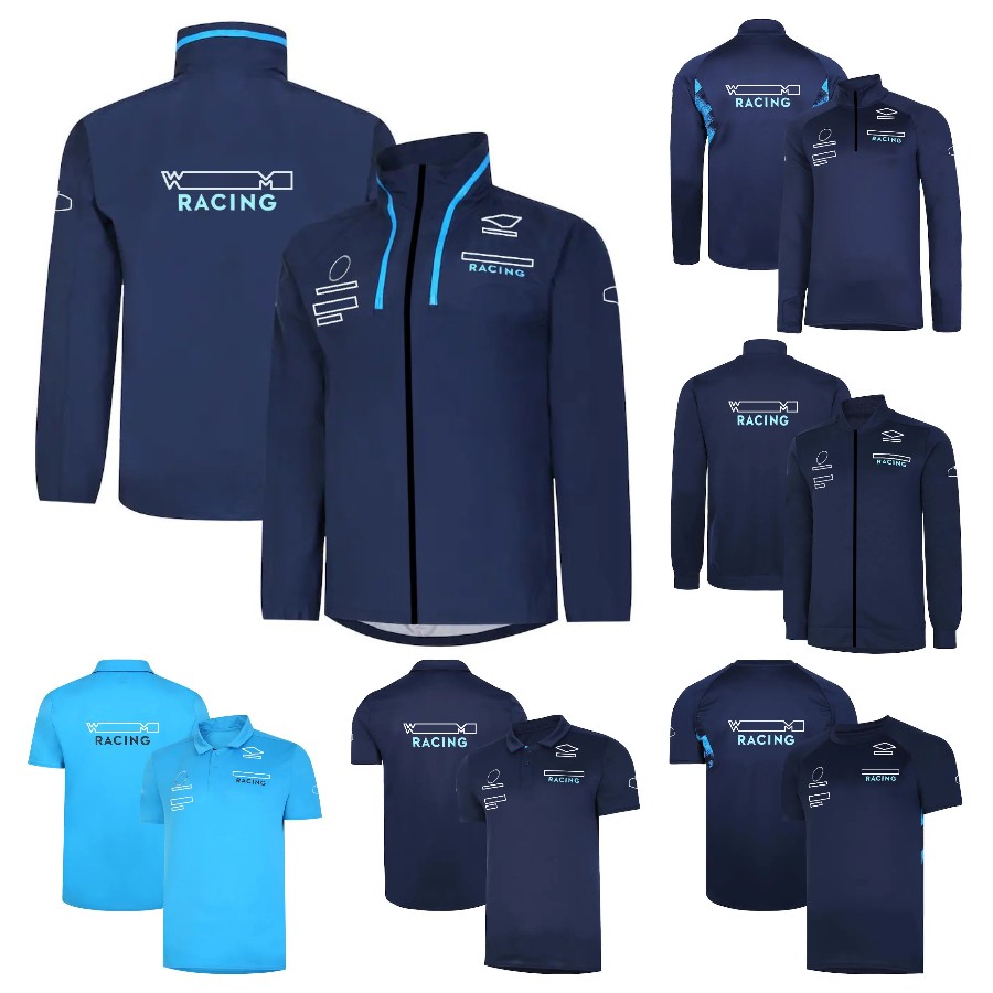 

2022 F1 Racing Suit Jacket Spring Autumn Men's Zipper Sweatshirt F1 T-Shirt Polo Shirt Formula 1 Team T-Shirts Outdoor Motocross Jersey