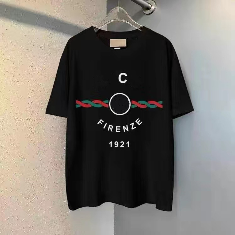 

Designer T shirt Summer short Sleeve waves Tee Men Women luxury T-shirts Fashion senior Pure cotton quality Top large size -4XL, #1