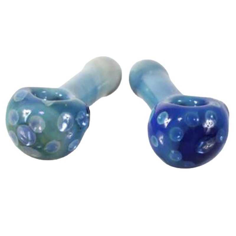 

Silver Fumed Glass Water Pipes Smoking Accessories Arctic Chill Handmade Herb Pipes