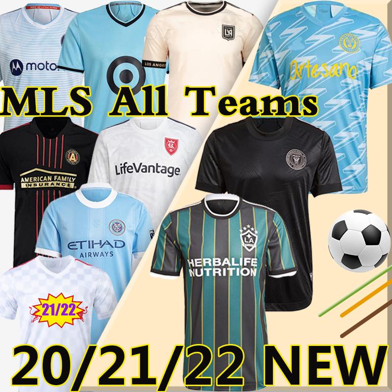 

Soccer MLS Soccer jerseys 21/22 Inter Miami Atlanta DC United LA Galaxy Los Angeles New York Philadelphia union Orlando City Cincinnati Nash