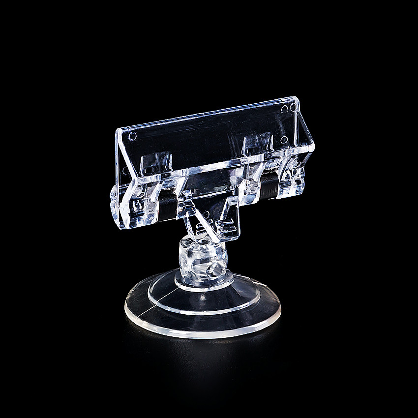Retail Supplies POP Suction Sucher Cup Clear Sign Display Promotion Price Tag Clips Holders Strong Suck Ability 30pcs-image-395082679