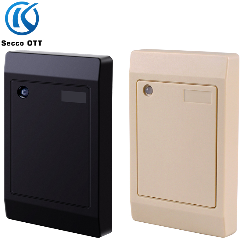 

125Khz 13.56Mhz ID IC RF Card Reader DC 9-16V Outdoor Waterproof Design Wiegand 26 or 34 Interface Suitable for Access Control System