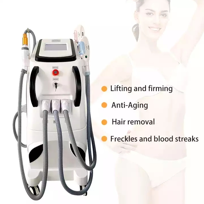 

Multifunction 4 In 1 Multi-Functional Beauty Equipment Q Switched Nd Yag Laser Machines Elight Opt Ipl Hair Removal Diode Machine
