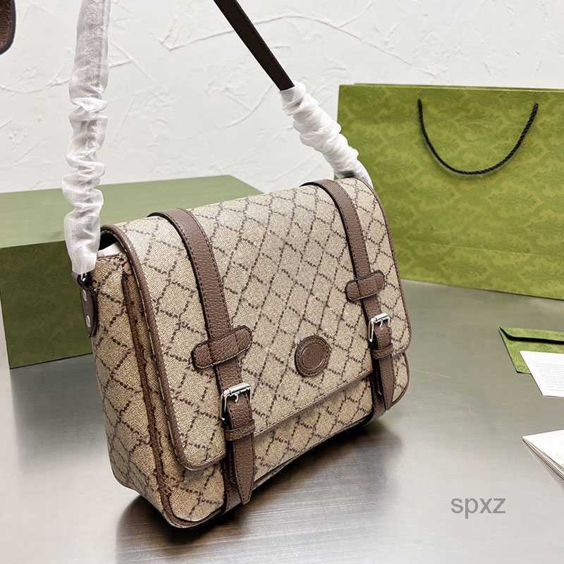 

Evening Bags 2022 Messenger Bag Crossbody Bags Shoulder Messenger Bag Purse Fashion White Printed Letters Hardware Hasp Leather Back Zipper Women Handbags