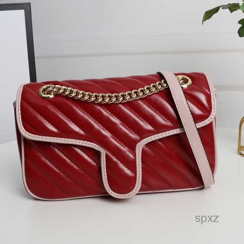 

Evening Bags 2022 Shoulder Bag Chain Cross Body Bag Tote Bags Women Handbag Purse Leather Sewing Thread Hardware Letter Buckle Interior Zipper Pocket Phone Wallet