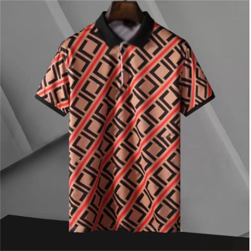 

2023 designer stripe polo shirt t shirts snake polos bee floral embroidery mens High street fashion horse polo T-shirt -3XL