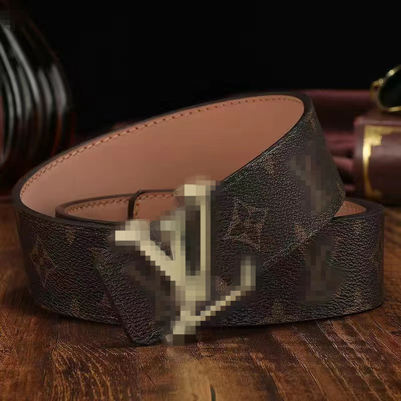 

Men Designers Belts Classic fashion luxury casual letter L smooth buckle womens mens leather belt width 3.8cm, High quality belt