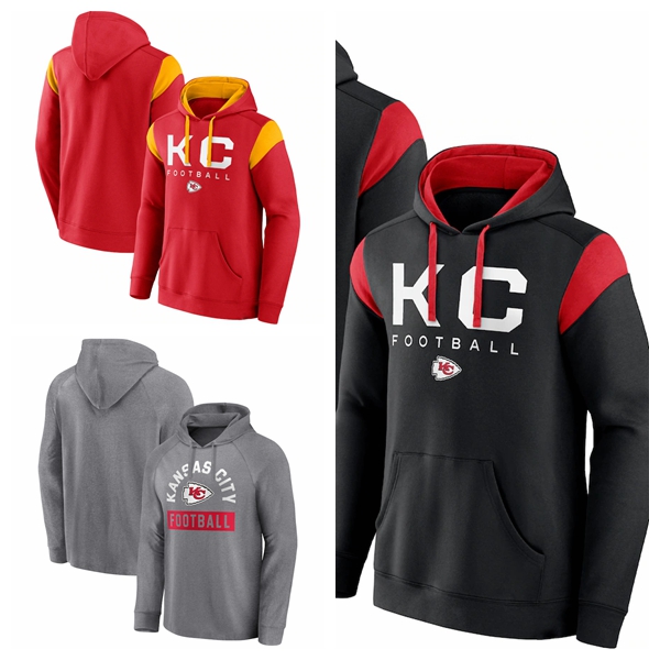 

2022 Kansas''City''Chiefs''Men's Red Call The Shot Pullover football Hoodie