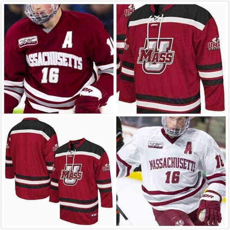 

Gla Custom UMass Minutemen Ty Farmer Hockey Jersey 3 Cal Kiefiuk 7 Bobby Trivigno 8 Matthew Kessel 4 Jack Suter 10 George Mika 29 Marc Del Gaizo, As