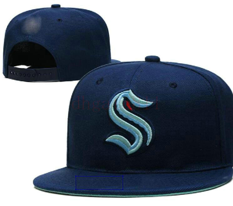 

Good Fashion Kraken Ball Caps Camo Hockey Snapback Baseball All Team Bone Chapeau Hats Womens Mens Flat Hip Hop Cap a0