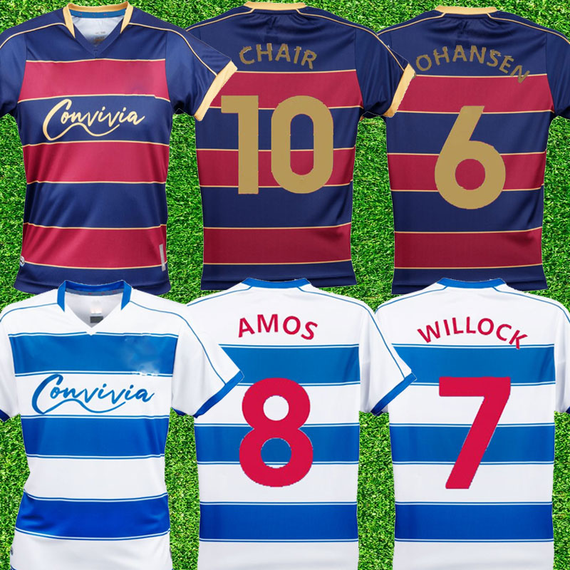 

22 23 Queens Park Rangers Mens Soccer Jerseys WILLOCK AMOS ROBERTS DYKES JOHANSEN Home Away Football Shirts Short Sleeve Uniforms, Home+patch