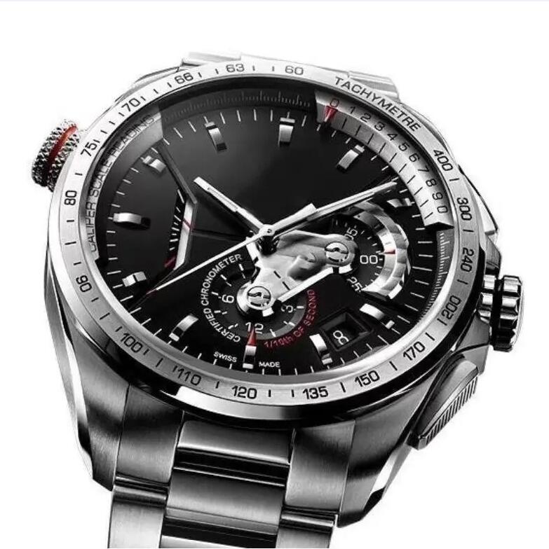 

Highend men's watch women carrera BIG mechanical BANG watch style high quality AAA waterproof boutique steel tag watchband men wristwatches, Black