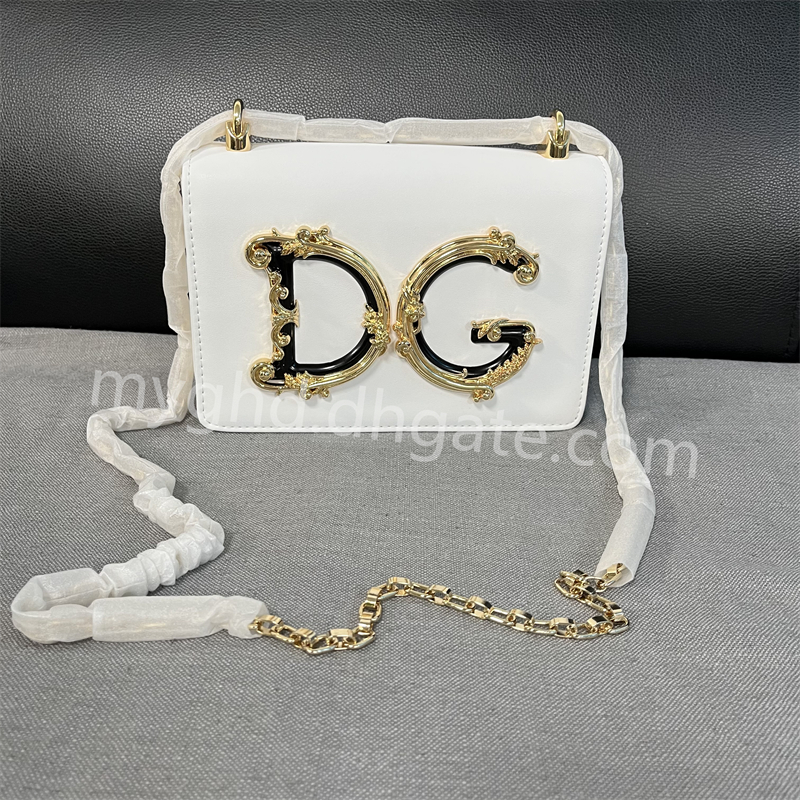 

Dupe DG Crossbody Purse Chain Shoulder Bag For Women Sculpted Floristic Logo Bags With Box, 4. beige-yellow