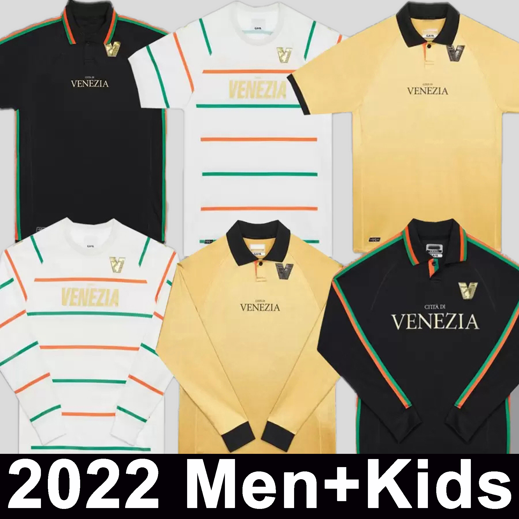 

21 22 23 Venezia FC Soccer Jerseys home Black Away White Third Blue 4th Red 10# ARAMU 11# FORTE Venice 2021 2022 2023 BUSIO 27# Football Shirts 3rd Adukt Kids Kit Uniforms, 21 22 4th aldult serie a