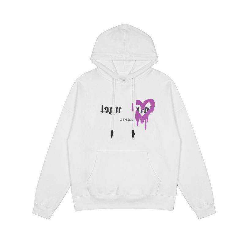 

2022 Fashion Brand Hoodie Autumn And Winter High Street Men And Women Loose Spray Graffiti Sweatshirts White Purple, 900 white purple