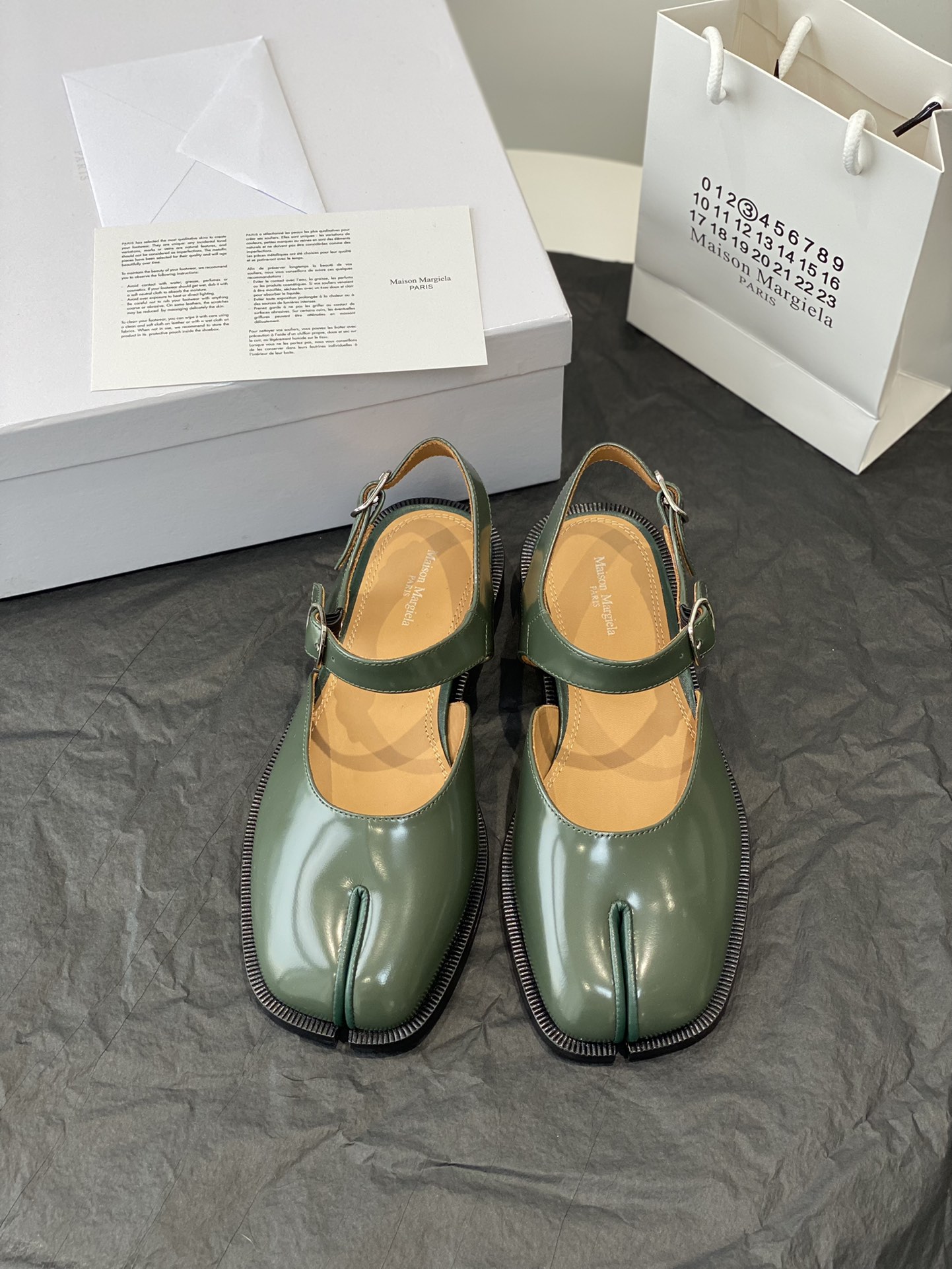 margiella shoes Designer Sandal Ballerina Shoe Women Half Casual Shoes Ballef Flat Leather Ankle Heel Slip On Boot Lambskin Calf Dance Eur 35-40 Siz