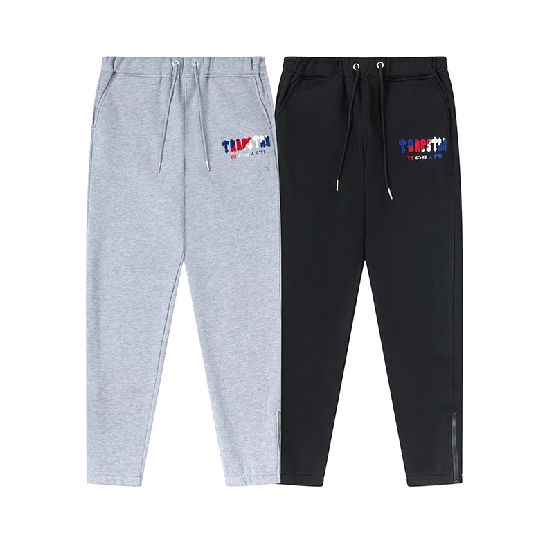 

Men' Pants TRAPSTAR embroidered lettering Breathable womens sweatshirt sporty label full topstrack and field jogging Pants Men Trousers, Supplement (not shipped separately)
