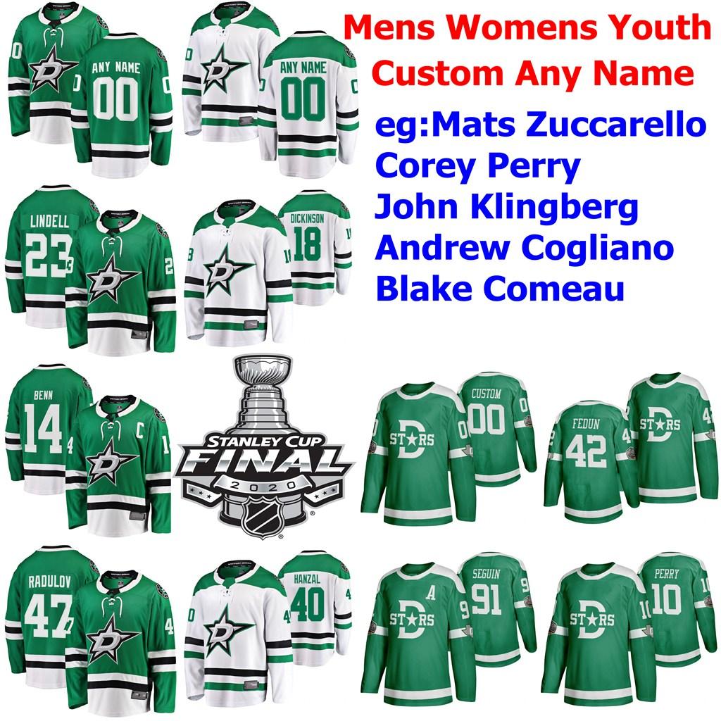 

Hockey 2020 Dallas Stars Stanley Cup Final Hockey Jersey Corey Perry Jersey Justin Dowling Rhett Gardner Martin Hanzal Taylor Fedun Custom S, Youth green winter classic