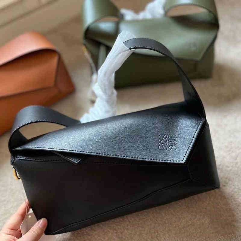 

Luxury Bags Loews Designer Handbags Monica Rowe 2022 Men's and Women's Geometry Mini Messenger Saddle Hammock Small Elephant