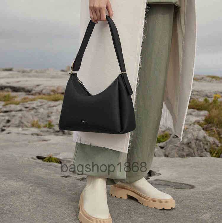 

Polene New Armpit Bag Crescent Lychee Grain Cowhide Portable One Shoulder Messenger Women's